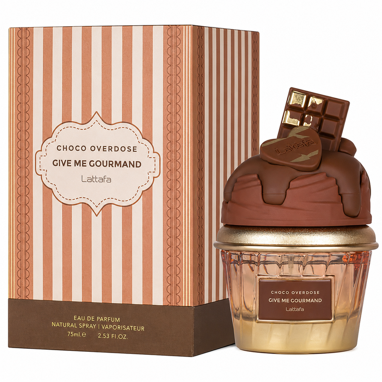 LATTAFA GIVE ME GOURMAND CHOCO OVERDOSE FOR WOMEN EDP 75ML