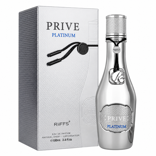 RIIFFS - PRIVE PLATINUM EAU DE PARFUM FOR UNISEX 100ML