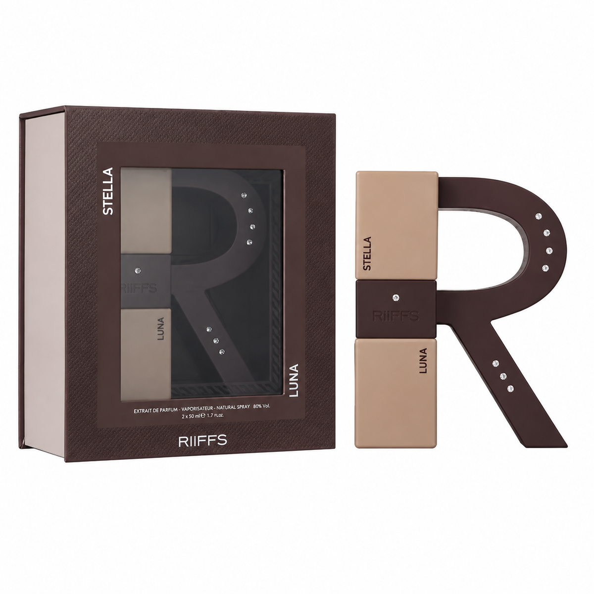 RIIFFS - STELLA AND LUNA EXTRAIT DE PARFUM DUO FOR WOMEN