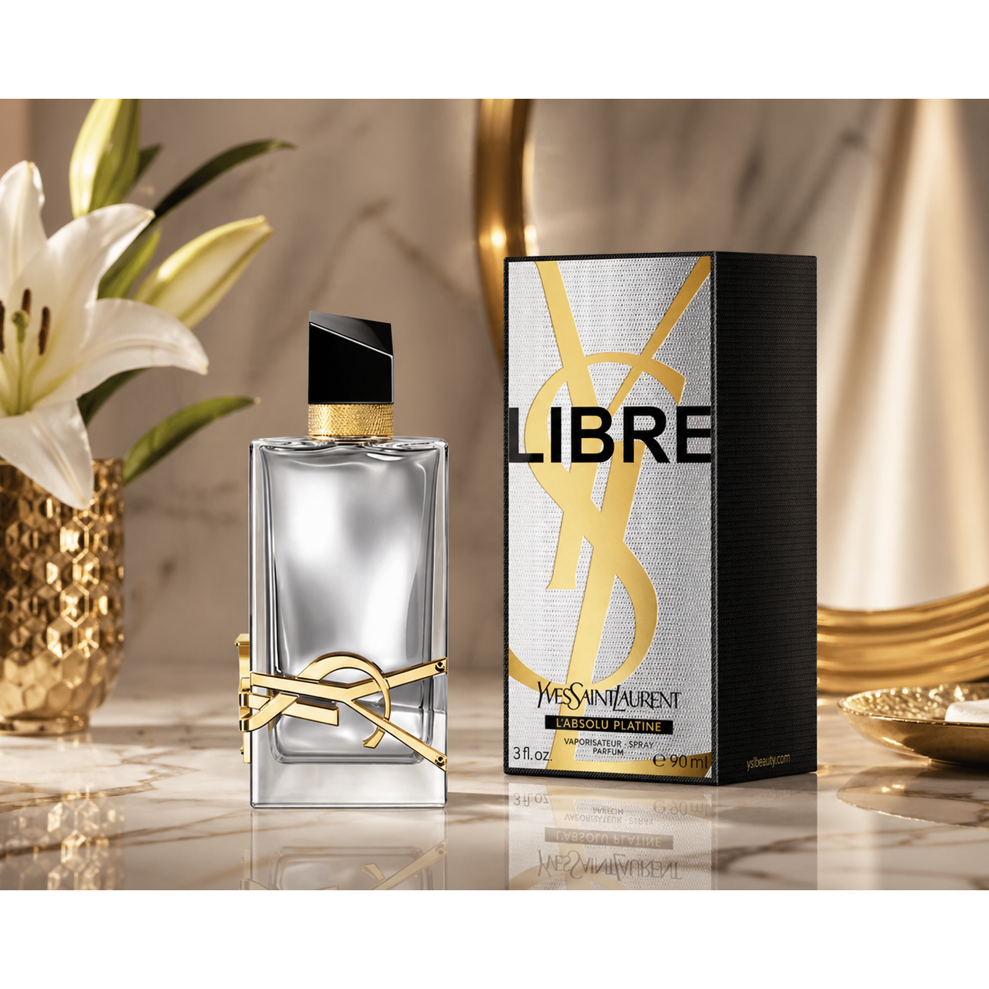 YSL LIBRE L'ASSOLU PLATINE WOMEN EDP 90ML